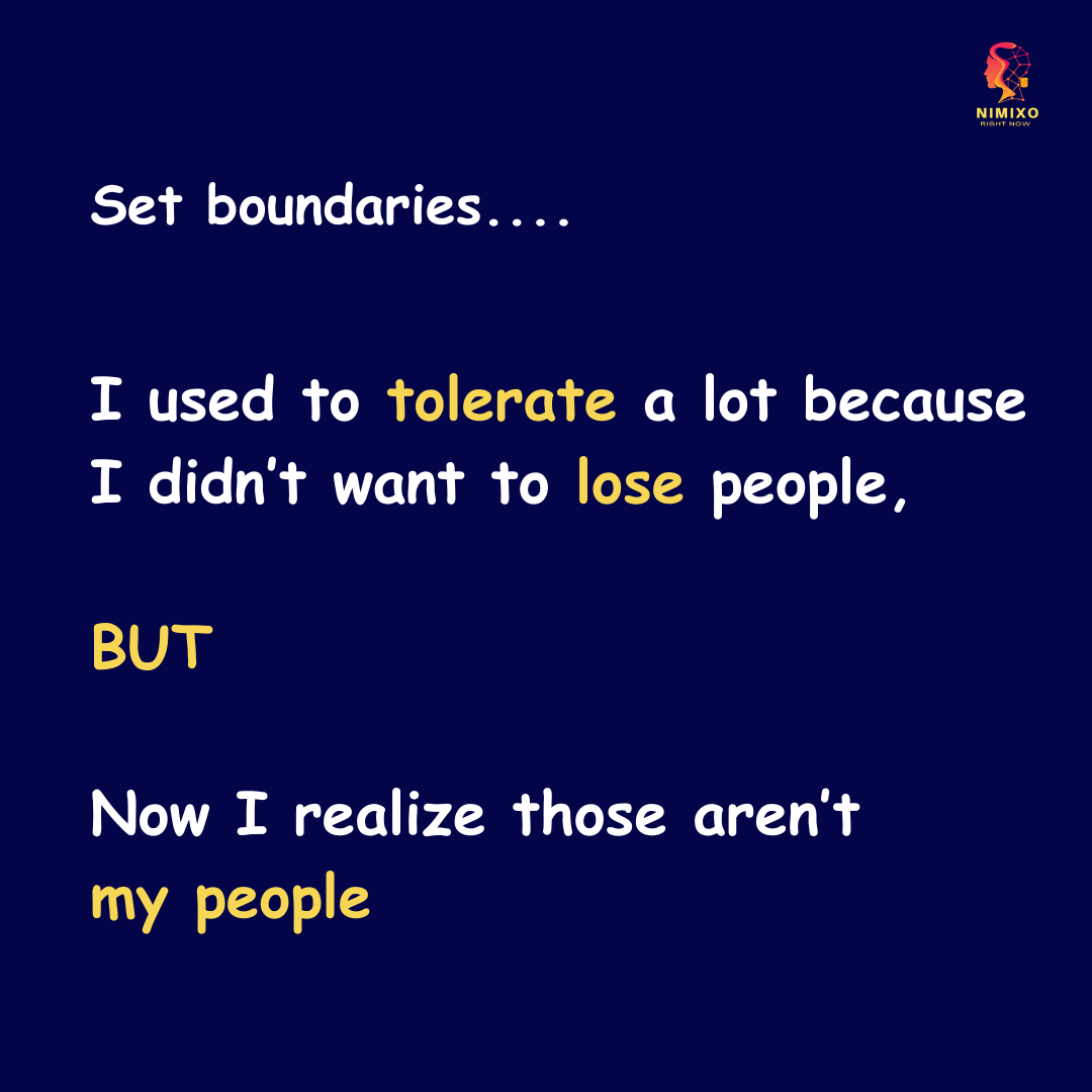 set boundaries