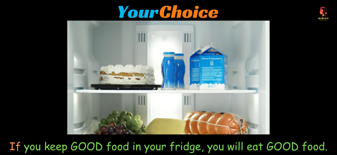 If you keep good food in your fridge, you will eat good food. -Errick McAdams