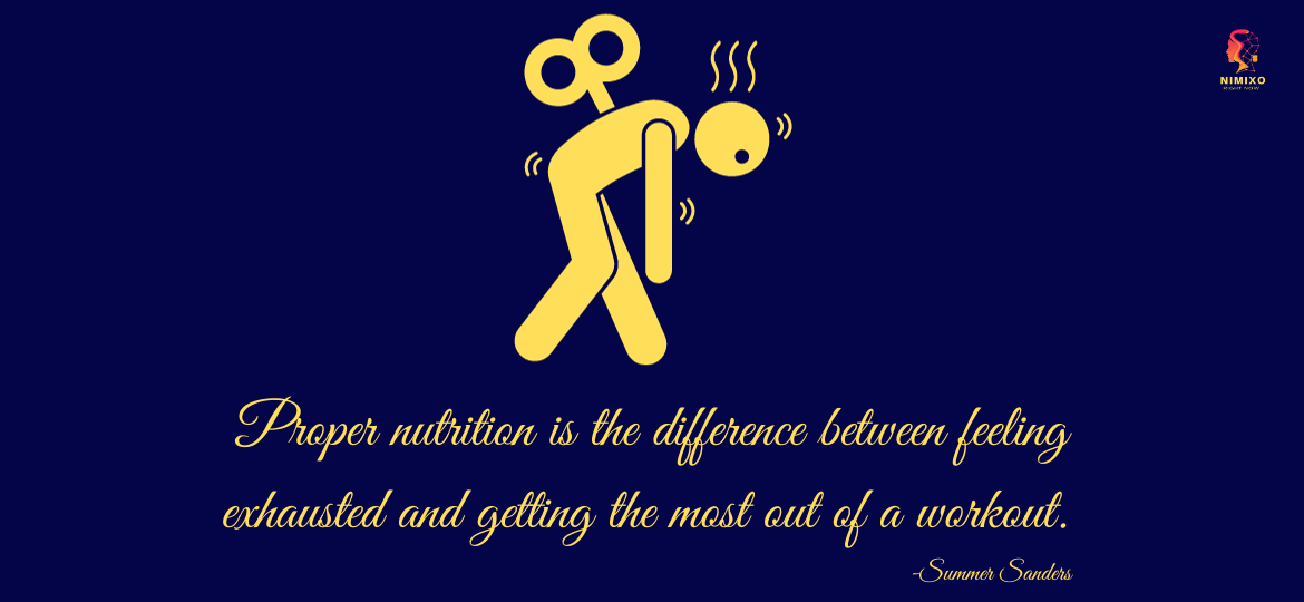 Feeling Exhausted? Proper nutrition is the difference between feeling exhausted and getting the most out of a workout. -Summer Sanders