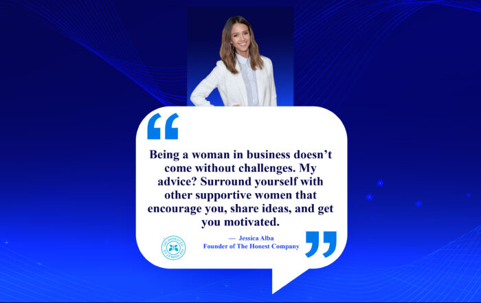 Girl Gang Glow Up: Network, Empower, Succeed. Being a woman in business doesn’t come without challenges. My advice? Surround yourself with other supportive women that encourage you, share ideas, and get you motivated. -Jessica Alba, Founder of The Honest Company