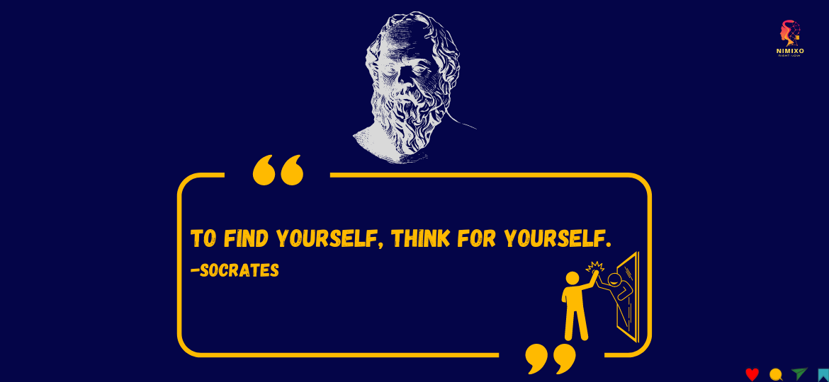 Stop Sleepwalking Through Life: Spark Self-Discovery with a Simple Question! To find yourself, think for yourself. -Socrates