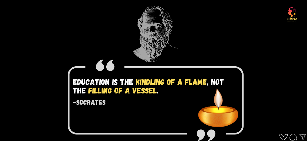 The Curious Mindset: Open Doors to New Worlds. Education is the kindling of a flame, not the filling of a vessel. -Socrates