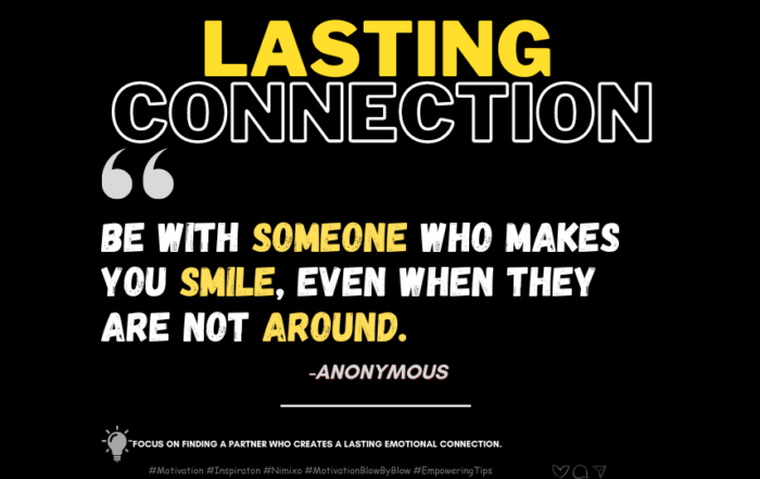 Empower Your Love Life: The Smile Test for Lasting Happiness. Be with someone who makes you smile, even when they are not around. -Anonymous