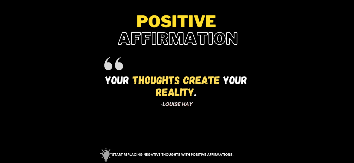 Reprogram Your Mind for Success: Swap Negativity for Powerful Affirmations! Your thoughts create your reality. -Louise Hay