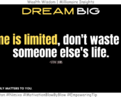 How to Make Your Dreams Come True? Your time is limited, don't waste it living someone else's life. -Steve Jobs