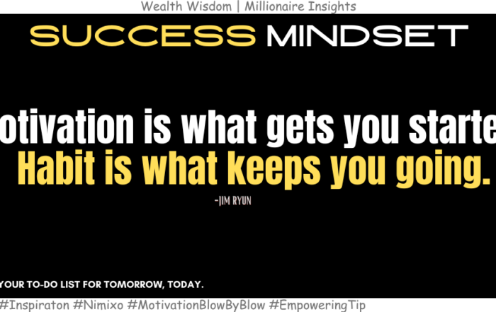 Turn Your Goals Into Reality With This Simple Habit Hack. Motivation is what gets you started. Habit is what keeps you going. -Jim Ryun