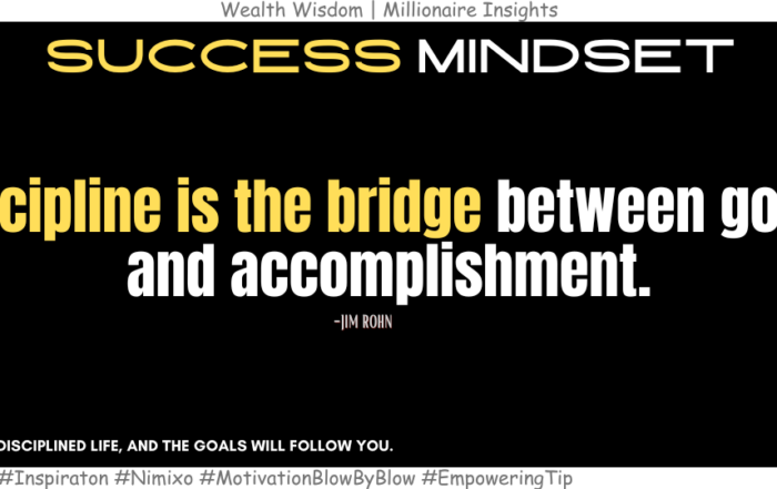 How to Achieve More With Consistent Discipline? Discipline is the bridge between goals and accomplishment. -Jim Rohn