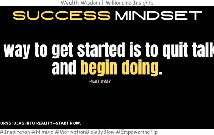 How to Stop Procrastinating and Take Action Today? The way to get started is to quit talking and begin doing. -Walt Disney